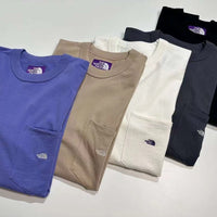 TNF PURPLE LABEL 7oz Long Sleeve Pocket Tee - NT3365N HLY & CHOCCICO