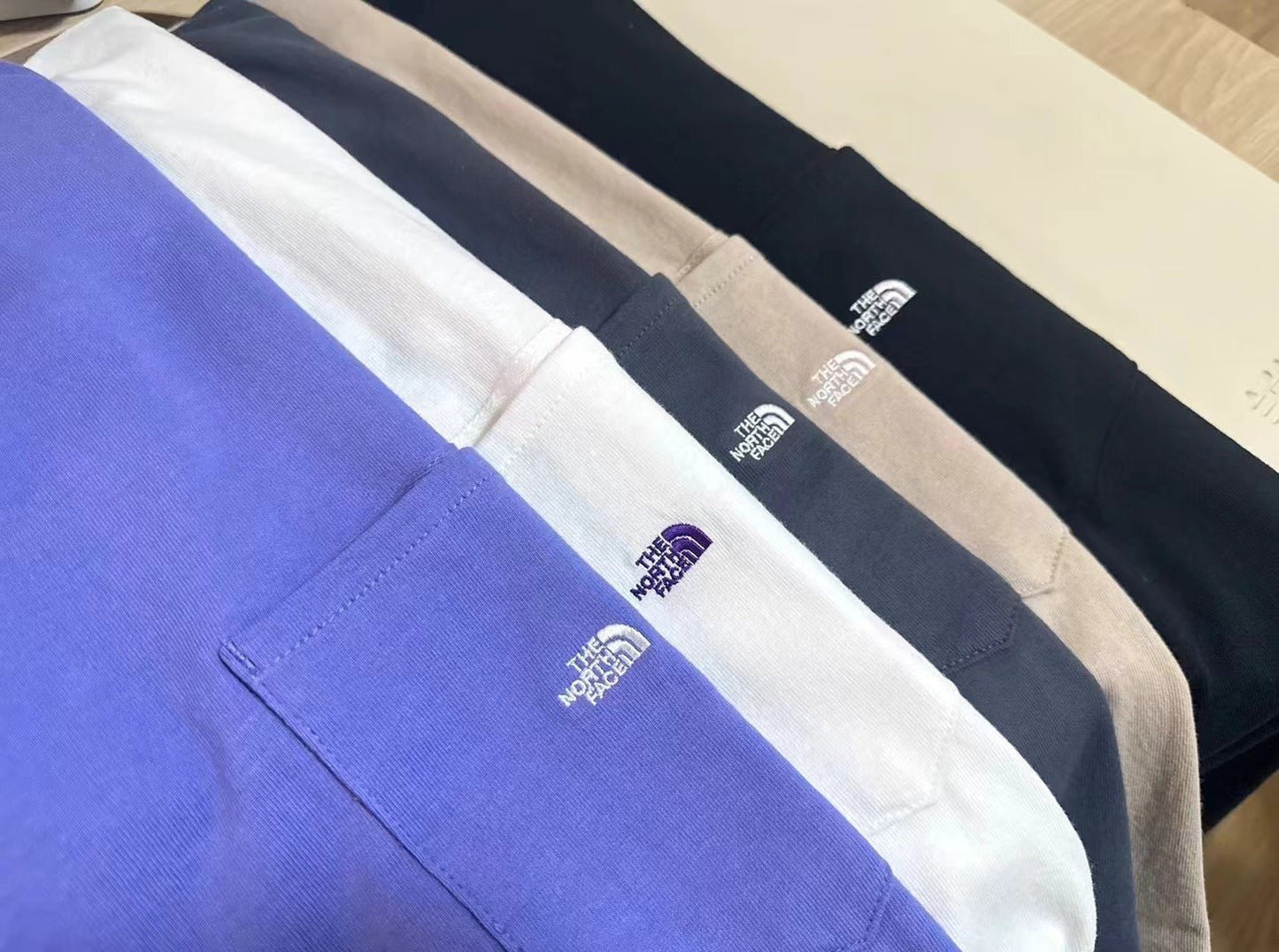 TNF PURPLE LABEL 7oz Pocket Tee -5 Color  [ NT3366N ] ／ N25Sl102 - HLY & CHOCCICO