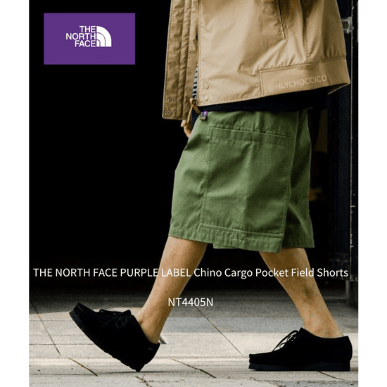 TNF PURPLE LABEL Chino Cargo Pocket Field Shorts [NT4405N]