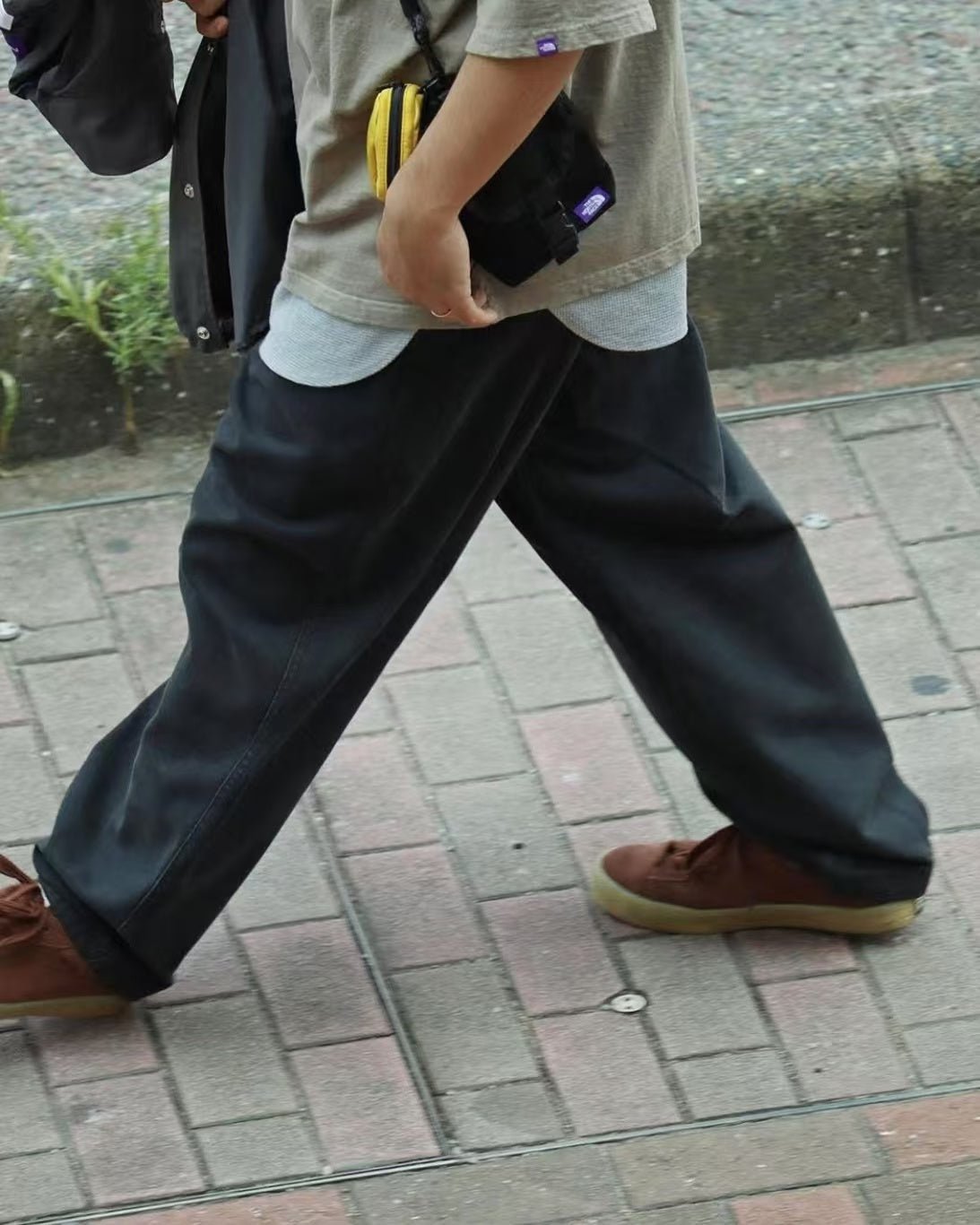 TNF PURPLE LABEL Denim Wide Tapered Field Pants NT5357N - HLY & CHOCCICO