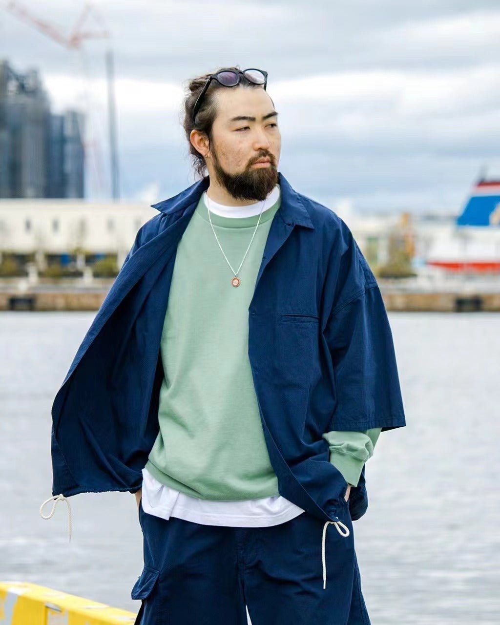 TNF PURPLE LABEL Field Long Sleeve Tee  [ NT3350N ] - HLY & CHOCCICO