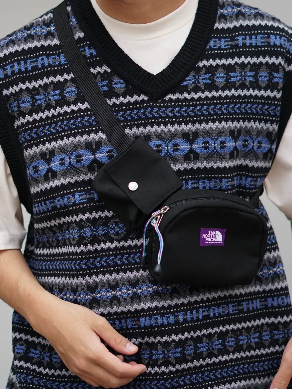 TNF PURPLE LABEL LABEL GORE-TEX INFINIUM™ Fair Isle Vest NT6301N - HLY & CHOCCICO