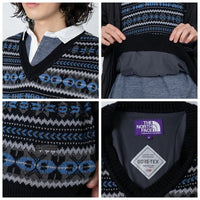 TNF PURPLE LABEL LABEL GORE-TEX INFINIUM™ Fair Isle Vest NT6301N - HLY & CHOCCICO