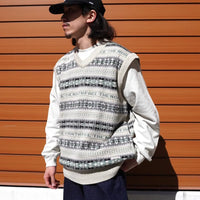 TNF PURPLE LABEL LABEL GORE-TEX INFINIUM™ Fair Isle Vest NT6301N - HLY & CHOCCICO