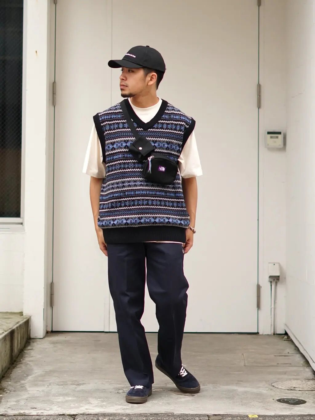 TNF PURPLE LABEL LABEL GORE-TEX INFINIUM™ Fair Isle Vest NT6301N - HLY & CHOCCICO