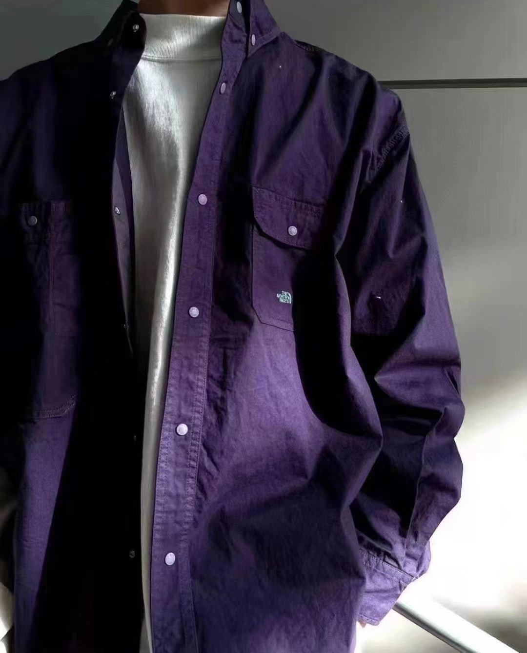 TNF PURPLE LABEL Lightweight Twill B.D. Work Shirt  NT3202N - HLY & CHOCCICO