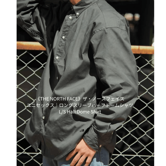 TNF PURPLE LABEL L/S Half Dome Shirt NR12450