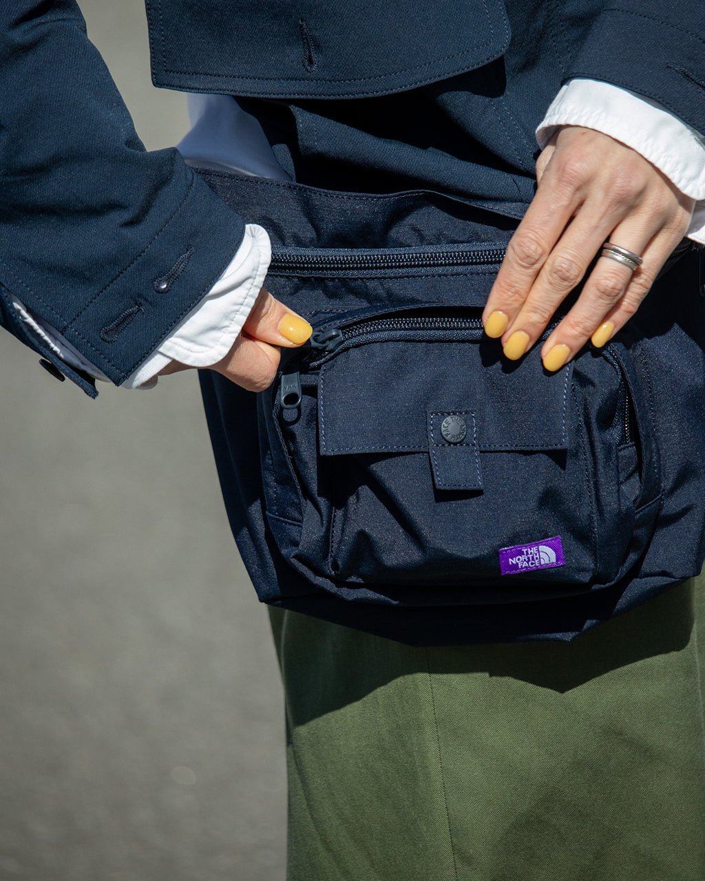TNF PURPLE LABEL Mountain Wind Shoulder Bag | N24FO056 - HLY & CHOCCICO