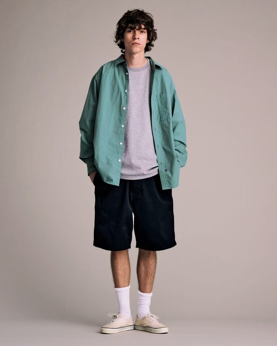 TNF PURPLE LABEL Regular Collar Field Shirt NT3432N HLY & CHOCCICO