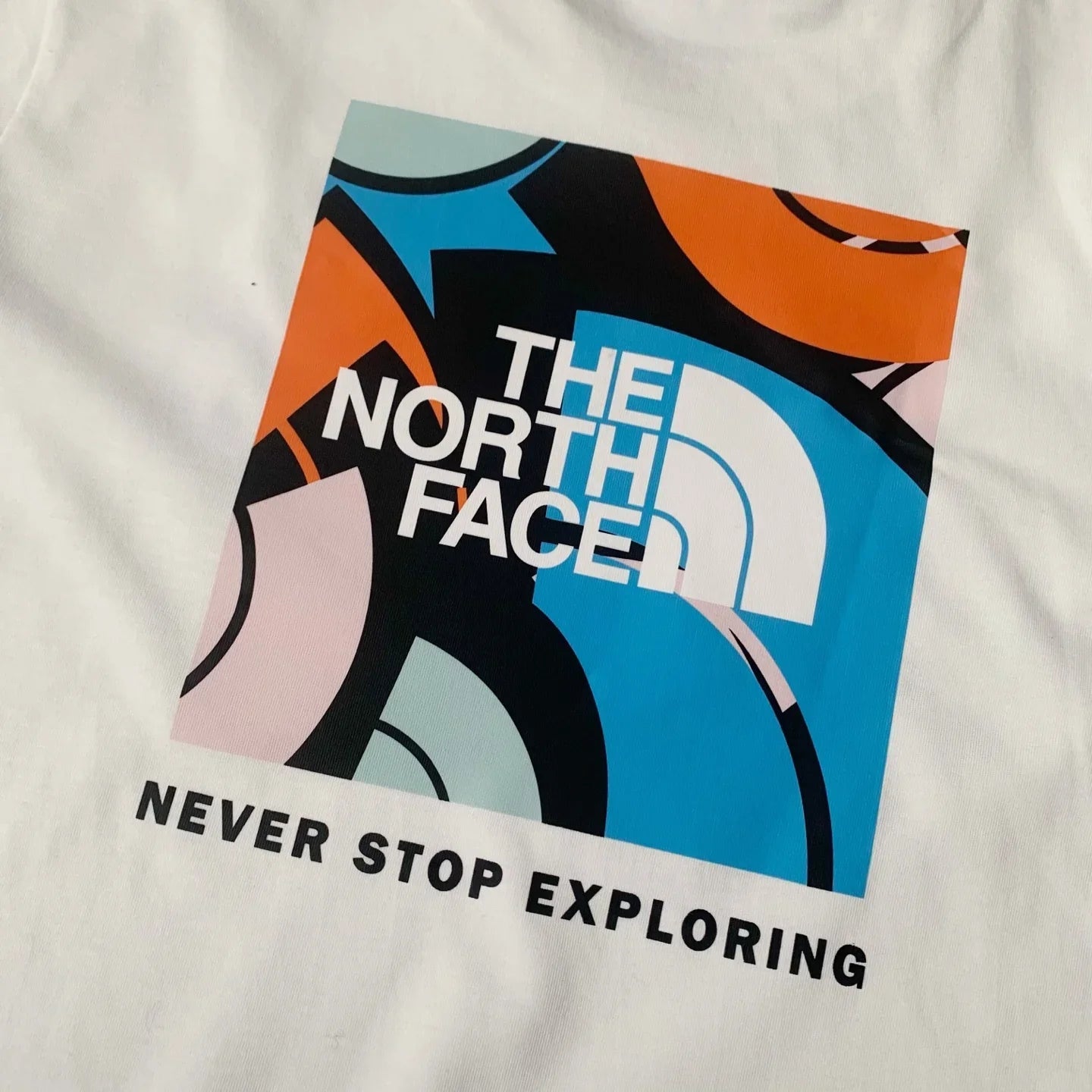 TNF Relaxed Puzzle Box Logo Tee - HLY &amp; CHOCCICO