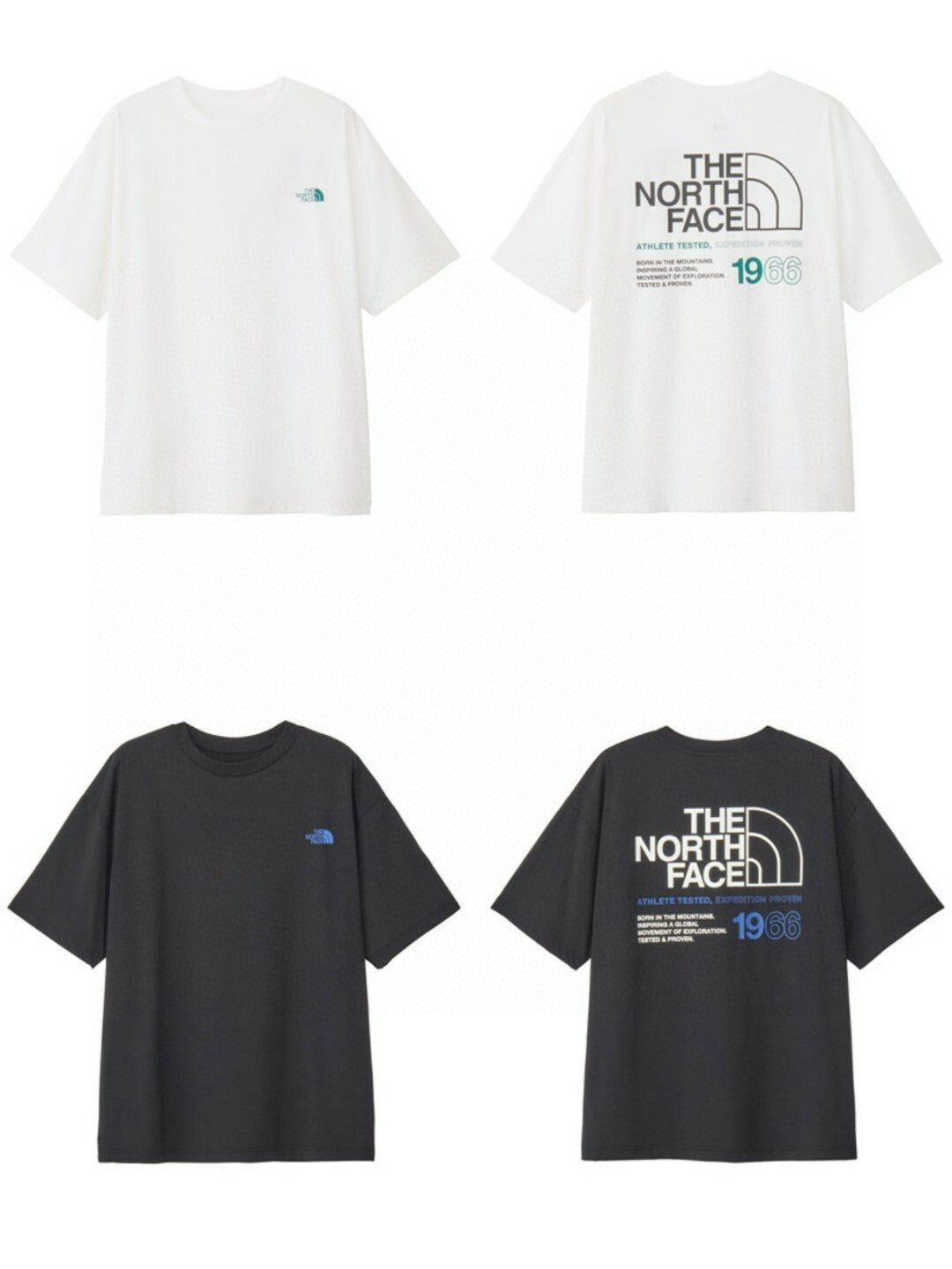 TNF Short Sleeve ES66 Logo Wide Tee - HLY & CHOCCICO