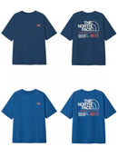 TNF Short Sleeve ES66 Logo Wide Tee - HLY & CHOCCICO