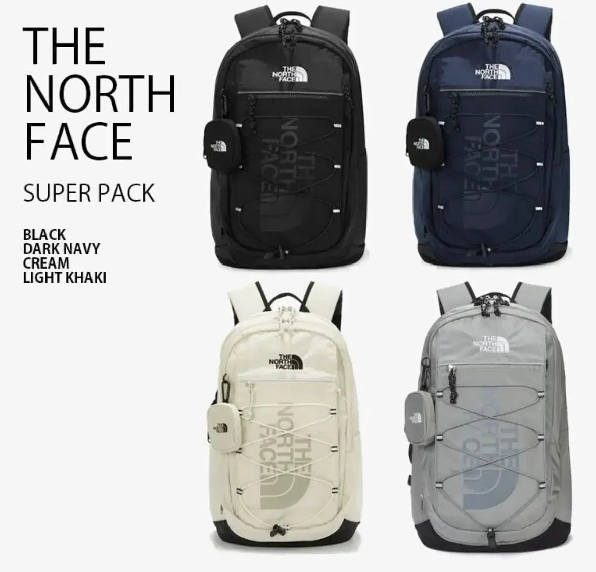 TNF SUPER PACK 30L 背包 書包 背囊 附送環保袋 - HLY &amp; CHOCCICO