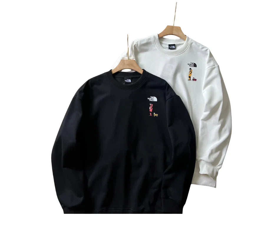 TNF Uncle Belly Fun Print Sweatshirt - HLY &amp; CHOCCICO