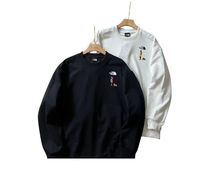 TNF Uncle Belly Fun Print Sweatshirt - HLY &amp; CHOCCICO