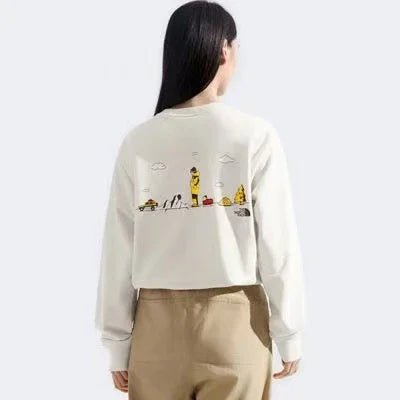TNF Uncle Belly Fun Print Sweatshirt - HLY &amp; CHOCCICO