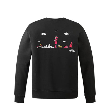 TNF Uncle Belly Fun Print Sweatshirt - HLY &amp; CHOCCICO