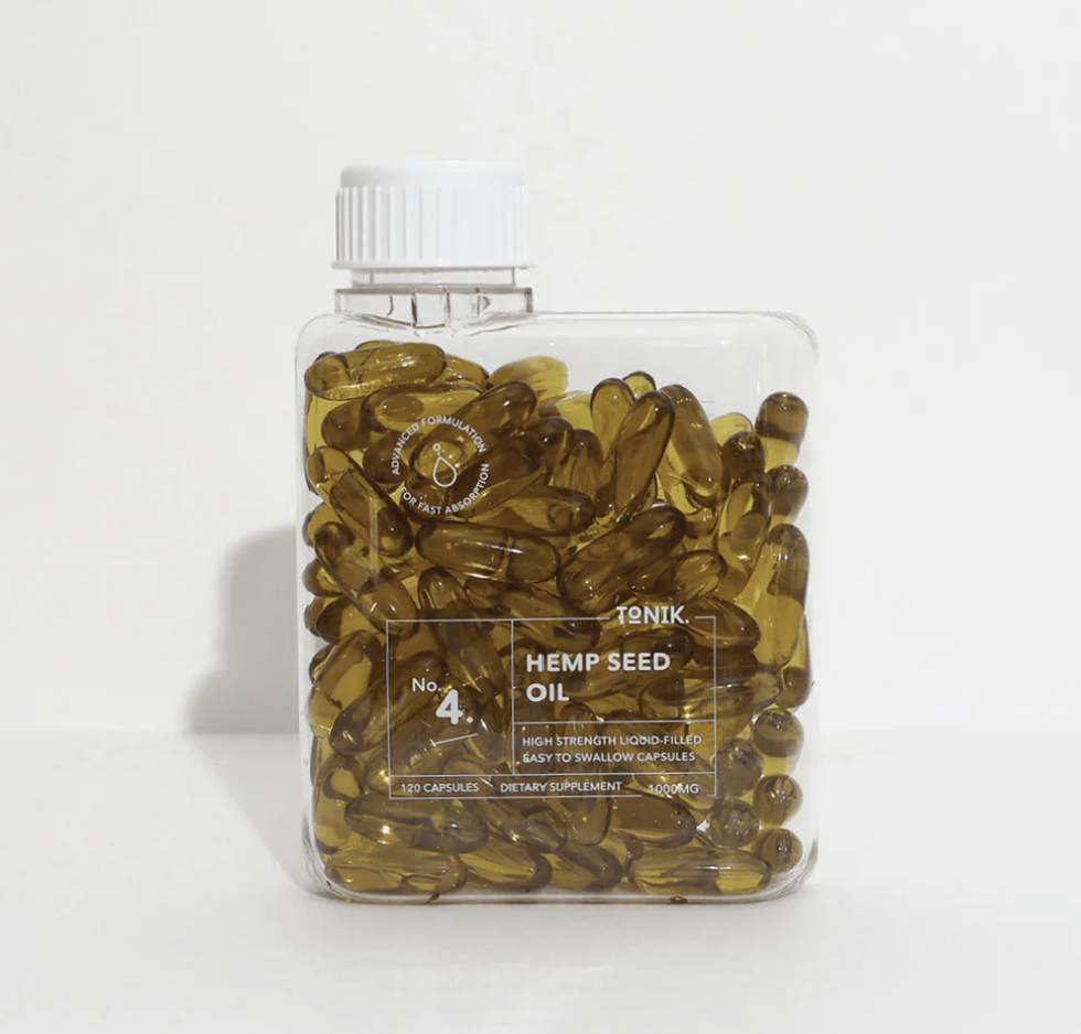 Tonik  No.4 有機火麻仁油膠囊 120粒 - HLY & CHOCCICO
