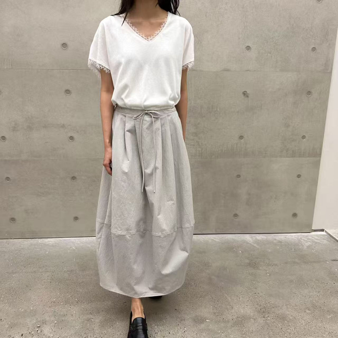 韓國直送Trendy Wide - Leg Skirt Pants - HLY &amp; CHOCCICO