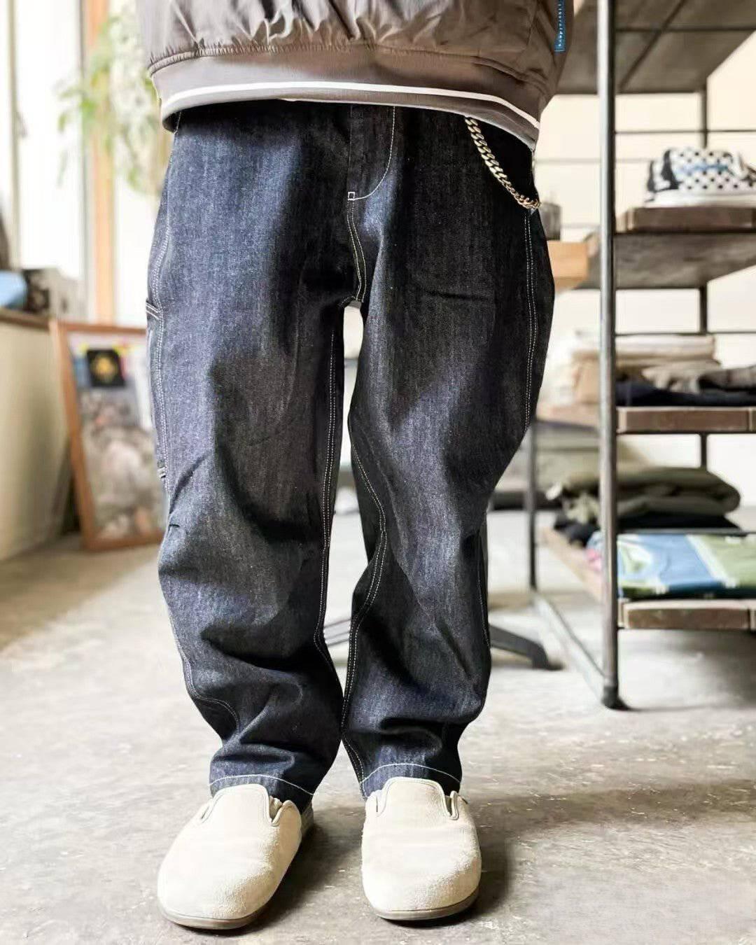 TRIBAL DENIM SARROUEL PANTS - HLY &amp; CHOCCICO