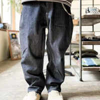 TRIBAL DENIM SARROUEL PANTS - HLY & CHOCCICO