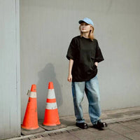 TRIBAL DENIM SARROUEL PANTS - HLY & CHOCCICO