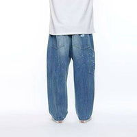 TRIBAL DENIM SARROUEL PANTS - HLY & CHOCCICO