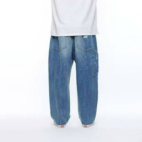 TRIBAL DENIM SARROUEL PANTS