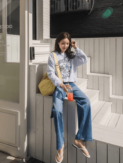 韓國直送Universe Character Printing Long Sleeve Tee - HLY &amp; CHOCCICO