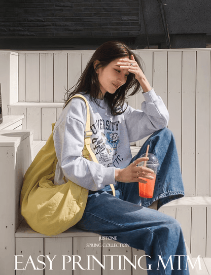 韓國直送Universe Character Printing Long Sleeve Tee - HLY &amp; CHOCCICO