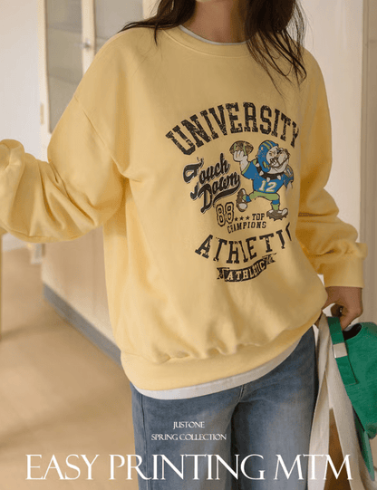 韓國直送Universe Character Printing Long Sleeve Tee - HLY &amp; CHOCCICO