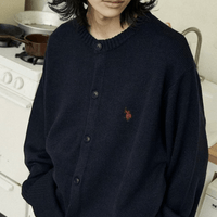 日本直送 U.S. POLO ASSN.別注 CREW NECK KNIT CARDIGAN - HLY & CHOCCICO
