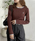 日本直送 U.S. POLO ASSN Crew Neck Ribbed Knit - HLY & CHOCCICO