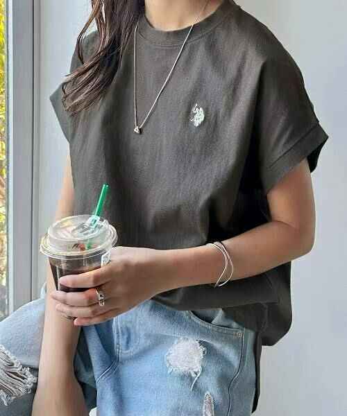 日本直送U.S. POLO ASSN French Sleeve Tee