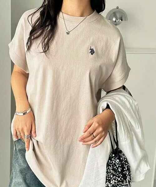 日本直送U.S. POLO ASSN French Sleeve Tee