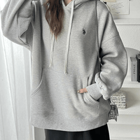 日本直送【U.S. POLO ASSN.】 Hood Embroidery Lining Brushed Hoodie - HLY & CHOCCICO