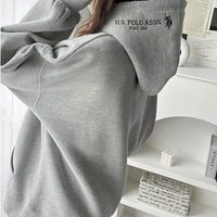 日本直送【U.S. POLO ASSN.】 Hood Embroidery Lining Brushed Hoodie - HLY & CHOCCICO