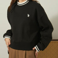 日本直送U.S. POLO ASSN Mock Neck Short Sweat - HLY & CHOCCICO