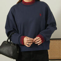 日本直送U.S. POLO ASSN Mock Neck Short Sweat - HLY & CHOCCICO