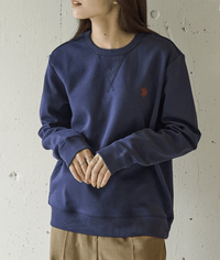 日本直送U.S. POLO ASSN. One - Point Logo Double Face Sweatshirt - HLY & CHOCCICO