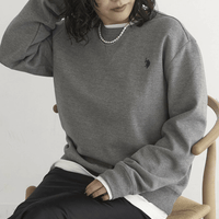 日本直送U.S. POLO ASSN. One - Point Logo Double Face Sweatshirt - HLY & CHOCCICO