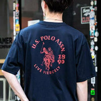 日本直送U.S. POLO ASSN. One Point Logo Short Sleeve Tee - HLY & CHOCCICO
