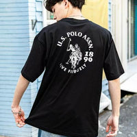 日本直送U.S. POLO ASSN. One Point Logo Short Sleeve Tee - HLY & CHOCCICO