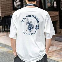 日本直送U.S. POLO ASSN. One Point Logo Short Sleeve Tee - HLY & CHOCCICO