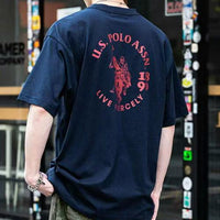 日本直送U.S. POLO ASSN. One Point Logo Short Sleeve Tee - HLY & CHOCCICO
