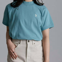 日本直送U.S. POLO ASSN Petite High Neck Tee - HLY & CHOCCICO