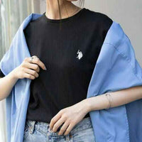 日本直送🌟 U.S. POLO ASSN Unisex Polo Logo Embroidered Tee 🌟