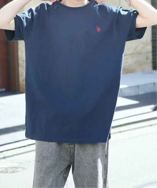 日本直送🌟 U.S. POLO ASSN Unisex Polo Logo Embroidered Tee 🌟