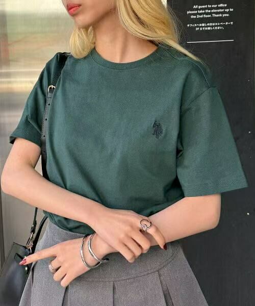 日本直送🌟 U.S. POLO ASSN Unisex Polo Logo Embroidered Tee 🌟 - HLY & CHOCCICO