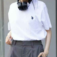 日本直送🌟 U.S. POLO ASSN Unisex Polo Logo Embroidered Tee 🌟
